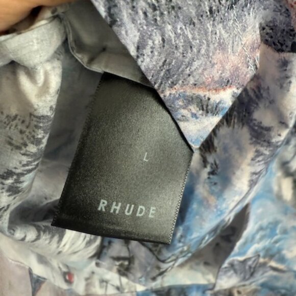 RHUDE wolf SS button up new - Picture 4 of 6